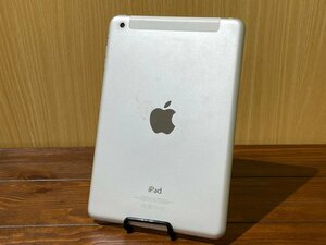 【中古】Apple iPad minii Wi-Fi+セルラーモデル MD543J/A A1455 16GB au○ 残債なし タブレット シルバー