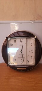 希少 レア SEIKO セイコー ディスクドリーム RE544B からくり時計 オルゴール 掛け時計 3.6kg R95 L-137 壁掛け時計
