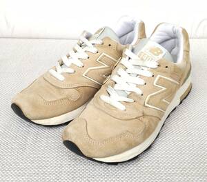 ★良品★ new balance M1400BE USA製 26.5cm ベージュ 