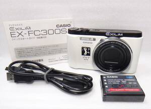 動作ok　ゴルフモデル　デジタルカメラ　exilim　EX-FC300S カシオ　HS　24mm　wide　12.5×