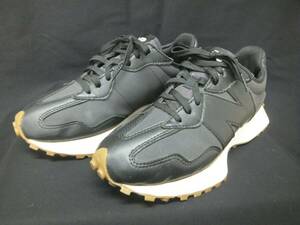 【美中古品】NEW BALANCE /ニューバランス WS327LB(ブラック)　スニーカー / サイズ：24.5cm ★WS327LB★ゆうパック80発送☆彡