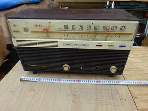 古いラジオ　ナショナル　HI-FI UF-605 