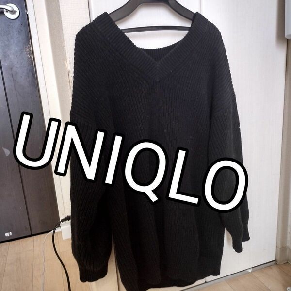 【値下げ】UNIQLO。Vネックセーター