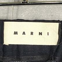 『MARNI』 マルニ (48) サイドライン トラックパンツ / ネイビー_画像8