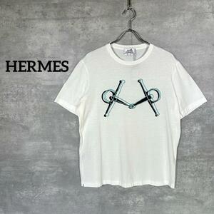 『HERMES』 エルメス (L) ホースビット Tシャツ