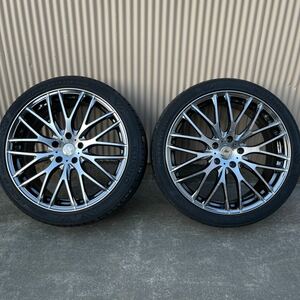 LEHRMEISTER PREMIX 19×8J +50 5H114.3 KUMHO ECSTA PS71 225/40ZR19 93Y 2本 アクセラで使用【ジャンク】