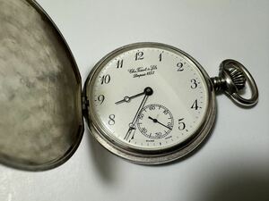 ＴＩＳＳＯＴ　ティソ　SV925 シルバーケース　ハンターケース　装飾彫り　懐中時計 SWISS 1853