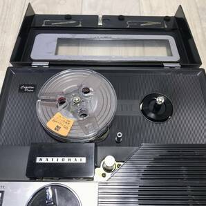 ☆ National オープンリールデッキ テープレコーダ レトロ RQ-102 【 動作確認済/ 現状品 】 （PN-4B47） ☆の画像4