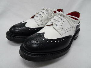 COMME des GARCONS コムデギャルソン JUNYA WATANABE Tricker's 白黒コンビ ビブラムソール MS633 Size7.0 未使用