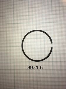 ピストンリング　39×1.5ミリ　2個