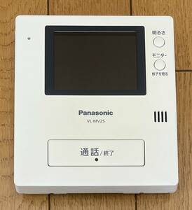 Операция была подтверждена ♪ Panasonic, телевизионный дверной телефон, интерком, монитор, VL -MV25X.