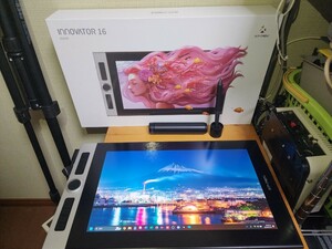 XPPEN Innovator 16 ID160F 液晶ペンタブレット 動作品 　替芯含む付属品全てあります　