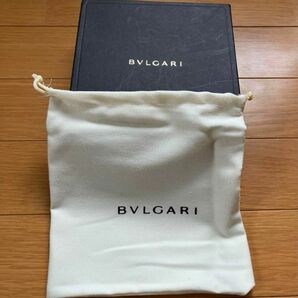 BVLGARI ブルガリ 小物入れ 巾着袋 綿製 極美品