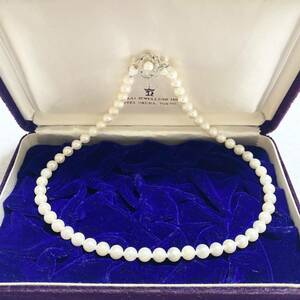 あこや 本真珠 ネックレス silver 925 シルバー パール ケシ ベビー バロック ジュエリー pearl necklace jewelry accessory ケース 白