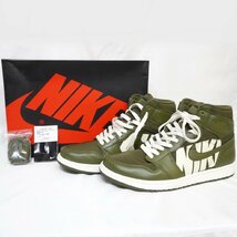 美品 NIKE (28.5cm) Air Jordan 1 Retro High OG スニーカー 555088-300 ナイキ エアジョーダン オリーブキャンバス I2-5_画像1