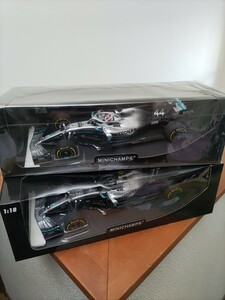 ☆☆ 新未開封品！ PMA 1/18 メルセデス AMG ペトロナス F1 W10 2019 #44 L.ハミルトン & #77 V.ボッタス 2台セット！ ☆