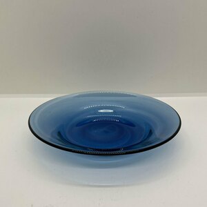 ♪ 辻和美 ガラスプレート reclaimed blue 再生する青 Φ15cm 現代作家