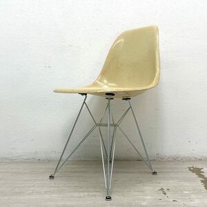 ● ハーマンミラー Herman Miller サイドシェルチェア セカンド 2ndビンテージ FRP オークルライト エッフェルベース ジンクカラー