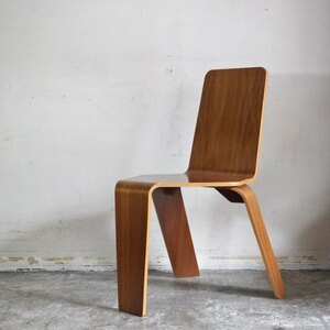 ■ イデー IDEE スタッキングチェア Stacking Chair ウォールナット プライウッド 藤城成貴 デザイン A