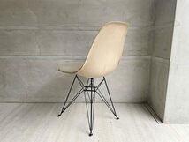 ♪ ハーマンミラー Herman Miller サイドシェルチェア セカンド 2nd FRP グレージュ エッフェルベース イームズ_画像4