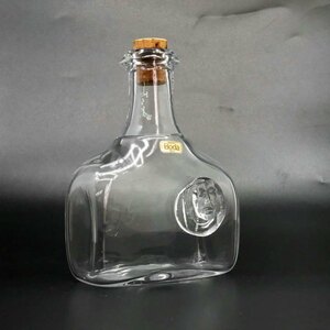 ● ボダ BODA ビンテージ ガラス リキュールボトル エリック・ホグラン H15.5cm ハンドブロウ カットサイン有 北欧食器 スウェーデン
