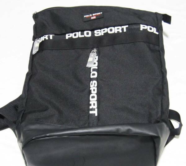 新品 ポロ スポーツ ラルフローレン 国内正規店品 POLO RALPH LAUREN リュック デイパック バックパック 黒 ブラック