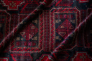 ¥50,000→¥26,000 スペシャル価格 188×69cm 手織り 絨毯 カーペット ヴィンテージ ラグ ペ ルシャ絨毯 アウトレット