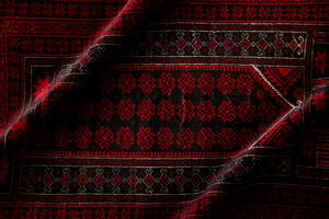 ￥34,000→￥18,000 スペシャル価格 125×79cm 手織り 絨毯 カーペット ヴィンテージ ラグ ペルシャ絨毯 アウトレット