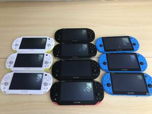 073 (18-04) ジャンク扱い SONY ソニー PlayStation Vita PSVita ヴィータ 本体 PCH-2000 通電・移動確認済み 10台 セット 大量 まとめ ④