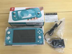 070 (10-4) 1円スタート Nintendo Switch ニンテンドースイッチ Lite 本体 ターコイズ 動作確認/初期化済み