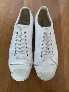 ●状態良好 USA製 コンバースジャックパーセルレザー S9 27cm 検jack purcell チャックテイラー ct70 converse addict made in USA