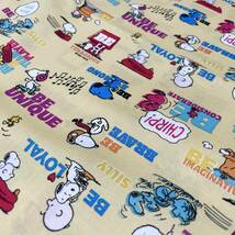 スヌーピー★ピーナッツ★キャラクター生地シーチング２ｍはぎれ布SNOOPY._画像4