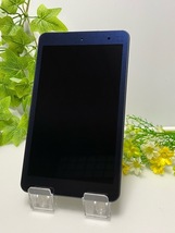 au 京セラ Qua tab 01 KYT31 ネイビー SIMロック解除済 アンドロイド5.1 タブレット本体 特価 A5467_画像2