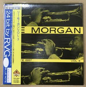 BNJ-133 紙ジャケ CD リー・モーガン Vol.3 TOCJ-9021 LEE MORGAN Vol.3 BLUE NOTE RVG