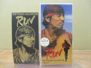 RS-5717【8cm シングルCD】初回特典ステッカーあり / 長渕剛 RUN / 愛してるのに / TSUYOSHI NAGABUCHI / TODT-3100 