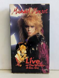 m879 VHS/Michael Monroe/マイケル・モンロー/ライヴ・アット・ザ・ウィスキー・ア・ゴー・ゴー/PHVR-3801/1990年/59min/ハノイ・ロックス