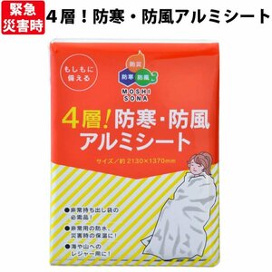 防寒・防風アルミシート 【10枚セット】（防災 防災グッズ 非常時 緊急時 防寒 簡易毛布 ブランケット 睡眠用 備蓄品）