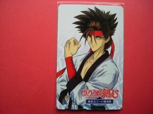  Rurouni Kenshin weekly Jump peace month .. Meiji . customer ... unused telephone card 