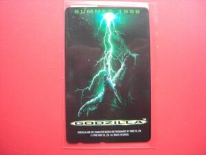  Godzilla GODZILLA SUMMER 1998 не использовался телефонная карточка 