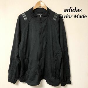 adidas /Taylor Made /アディダス テーラーメイド メンズXL 長袖 ソフト ジャケット ダブルジップ 裏起毛 スポーツウェア USA古着