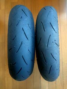 送料無料【前後セット】DUNLOP　ダンロップ TT93GP PRO 100/90- 12 120/80-12(MS) NSF100 NSR50　12インチ　中古タイヤ