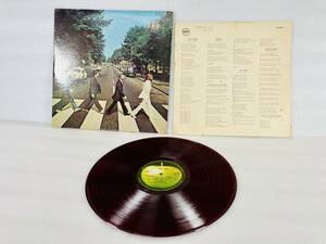 R7687B　【ビンテージ】 USED ビートルズ レコード THE BEATLES 赤盤 Apple 日本盤 ABBEY ROAD