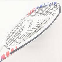 【1660】Tecnifibre T-FIGHT テクニファイバー ジュニア テニス ラケット テニス ホワイト 美品 ケース付き カーボン 軽量 スポーツ _画像5