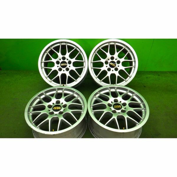 BMW等に■BBS RX203 RX204 社外アルミホイール 17x8J 5穴 120 +10/+38 約72 4本SET■中古 若干の傷,腐食あり■帯広市手渡し可■6011903Q03