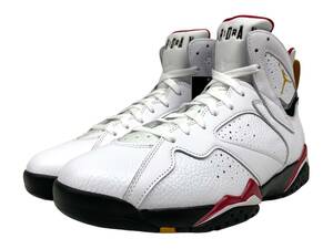 NIKE (ナイキ) AIR JORDAN 7 2022 レトロ カーディナル ハイカットスニーカーシューズ CU9307-106 US10.5 28.5cm ホワイト メンズ /036