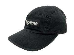 Supreme シュプリーム 23AW Washed Chino Twill Camp Cap ウォッシュド チノ ツイル キャンプ キャップ ボックスロゴ レザーストラップ/028