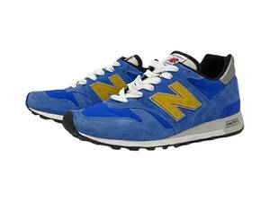 NEW BALANCE (ニューバランス) M1300PR ローカット スニーカー USA製 28.5cm US10.5 ブルー イエロー メンズ/078