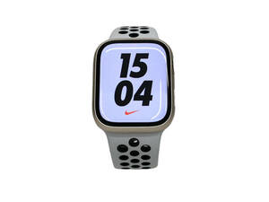 Apple (アップル) Apple Watch Nike Series 7 GPS アルミニウムケース ピュアプラチナム/ブラックナイキスポーツバンド MKN33J/A 41mm/078