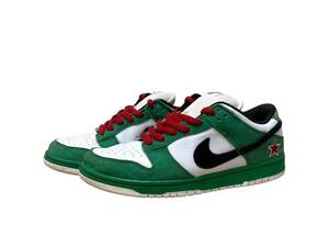 NIKE (ナイキ) DUNK LOW PRO SB ダンクロープロ HEIKENKEN ハイネケン スニーカー 304292-302 27.5cm グリーン ホワイト メンズ/027