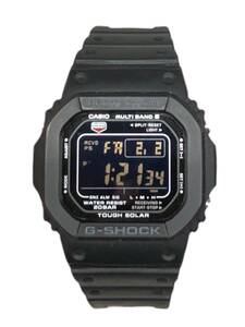 CASIO (カシオ) G-SHOCK ジーショック 電波ソーラー マルチバンド デジタル 腕時計 GW-M5610U ブラック メンズ/025